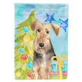 thumbnail image 1 of Carolines Treasures CK1858GF Christmas Tree Welsh Terrier Garden Size Flag, 1 of 3