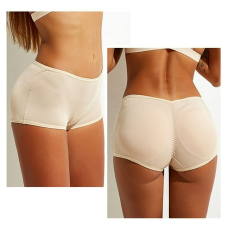 

Xmarks Butt Lifter Panties Padded Underwear for Women Seamless Butt Lifter Padded Panties Mid Rise Breathable Stretchy Panty Boyshorts( 1 Pack 2 Pack)