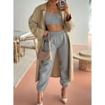 thumbnail image 3 of Coduop Women Two Piece Outfits Sleeveless Crop Top Loose Pants Loungewear Sets, 3 of 6