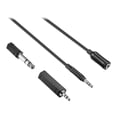thumbnail image 3 of Insignia 12 ft. (3.66m) Headphone Expansion Kit – 3.5mm Audio Extension Cable with Y-Adapter Splitter, 3 of 5
