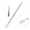 thumbnail image 3 of Cuticle Pusher Double Ended Nail Cuticle Pusher and Cutter Scraper Manicure Tools 4 Pcs Stainless Steel Cuticle Romover Nail Cleaner in a Travel Case, 3 of 9