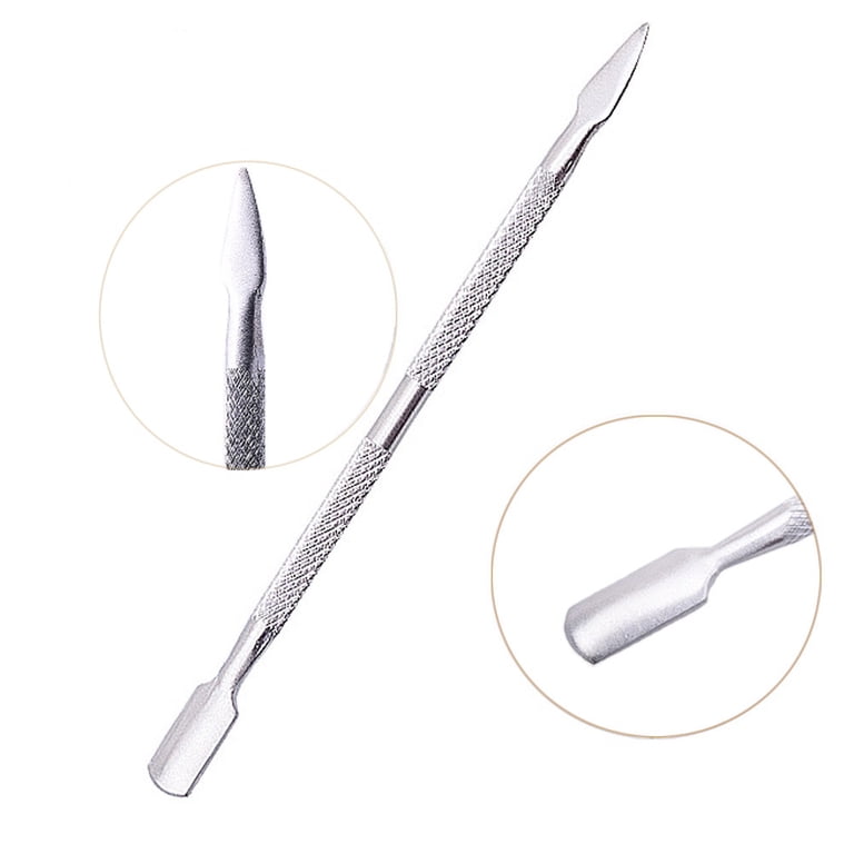 Dr.Pedi Cuticle Pusher and Cutter Set, 4-Piece Stainless Steel photo 3