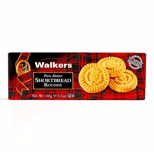 Walkers Shortbread Rounds 5.3 oz each (6 Items Per Order)