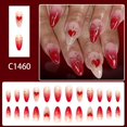 thumbnail image 4 of Uñas postizas Press On PEPFTG Valentine Almendra 24 piezas con diseño, 4 of 7