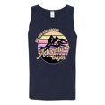 thumbnail image 2 of Wild Bobby Let Our Classroom Adventure Begin Mountain Sunset Light Colors Pop Culture Men Tank Top, Navy, X-Large, 2 of 6