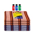 thumbnail image 1 of Jergas Multiusos 140 x 47 cm Extra Grande + Bono 3 clip para bolsas – Pack 6 Trapos de Cocina Reusables – Ideal para Trapear, Limpiar Piso, Baño y Cocina – Jerga Tradicional Mexicana, 1 of 11