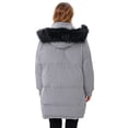 thumbnail image 4 of Womens Hooded Warm Winter Coats with Faux Fur Lined Outerwear Jacket, 4 of 6