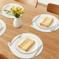 thumbnail image 2 of Unique Bargains Set of 6 Farmhouse Placemats for Dining Table Decor Indoor Outdoor Brown, 2 of 5