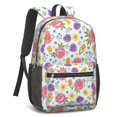 thumbnail image 2 of Pioneer Flower Floral Print Pattern 17" School Backpacks for Teens,Waterproof Oxford Fabric,S-Shape Padded Straps for School,Travel,Hiking,Camping, 2 of 5