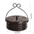 thumbnail image 3 of Aqestyerly Iron Art Mosquito Incense Tray Tray Household Mosquito Incense Rack Fireproof with Cover Large Put Box Incense Mosquito Repellent Incense Burner, 3 of 6