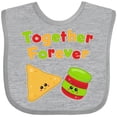thumbnail image 3 of Inktastic Together Forever Chips and Salsa Boys or Girls Baby Bib, 3 of 4