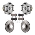 thumbnail image 1 of Transit Auto Front Hub Bearing Assembly Disc Brake Rotors and Semi-Metallic Pads Kit for Car Toyota 4Runner RWD KBB-132217, 1 of 11