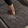 thumbnail image 6 of VINGLI Chenille Executive Ergonomic Fabric Office Chair with 100-130° Recline, High-Back Desk Chair with Adjustable Base &Padded Back & Wheels, Comfy Chair for Gaming, Computer, Home Office,Dark Gray, 6 of 9