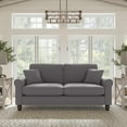 thumbnail image 7 of Hudson 73W Sofa in French Gray Herringbone Fabric, 7 of 7