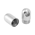 thumbnail image 1 of Stainless Steel Keychain Holder Mini Portable Organizer Compact Fob with Professional Sealing Design for Outdoor Travel Camping Emergency Pills, 1 of 7