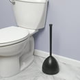 thumbnail image 6 of (2 pack) Plumb Craft Toilet Plunger with Twist Caddy Storage Holder - Black, 6 of 9