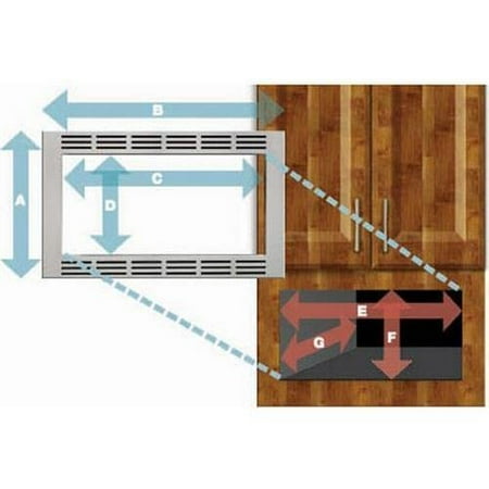 30' Trim Kit Stainless Steel - Panasonic Nntk932ss 30