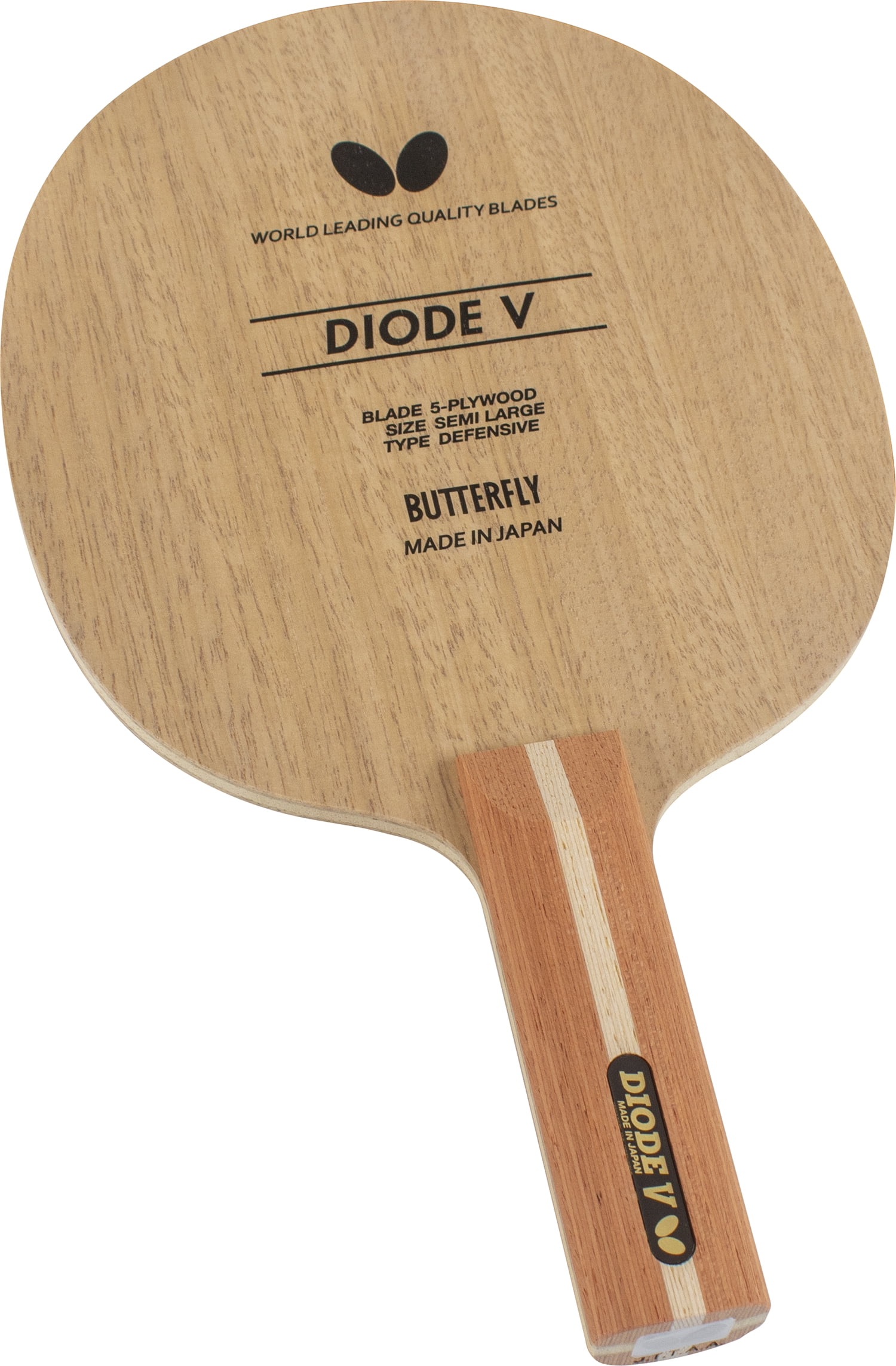 Butterfly Diode V Table Tennis Blade AllWood Chopper/Modern Defender