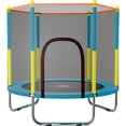 thumbnail image 1 of Brincolín Infantil Little monkey Trampolin Tumbling azul con Red de Seguridad, 1 of 11