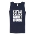 thumbnail image 2 of Wild Bobby, It's Not a Dad Bod, It's a Father Figure Funny Gift Dad, Papa Father's Day, Men Graphic Tank Top, Navy, 2XL, 2 of 3