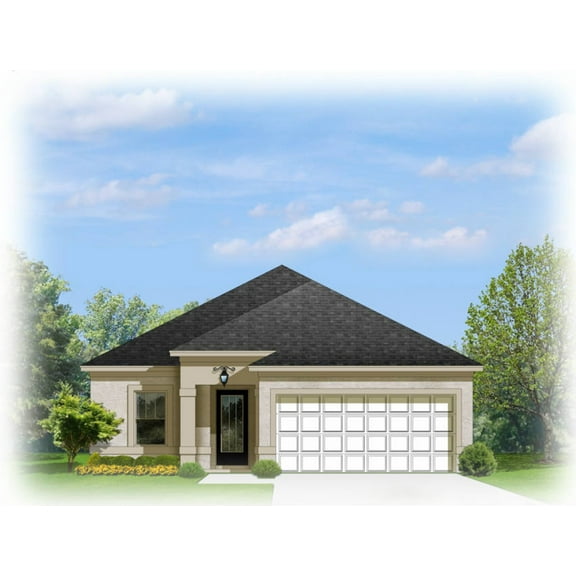 556-14291: Traditional 3 Bed, 2 Bath Luxury Home Plan, 1429 Sq Ft: Full Blueprints with License to Build by Home Plan Marketplace - Lesuto