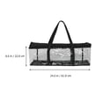 thumbnail image 2 of Weiweiguan Portable CD Media Collection Bag with Carry Handles DVD Storage Bag Book Organizer, 2 of 6