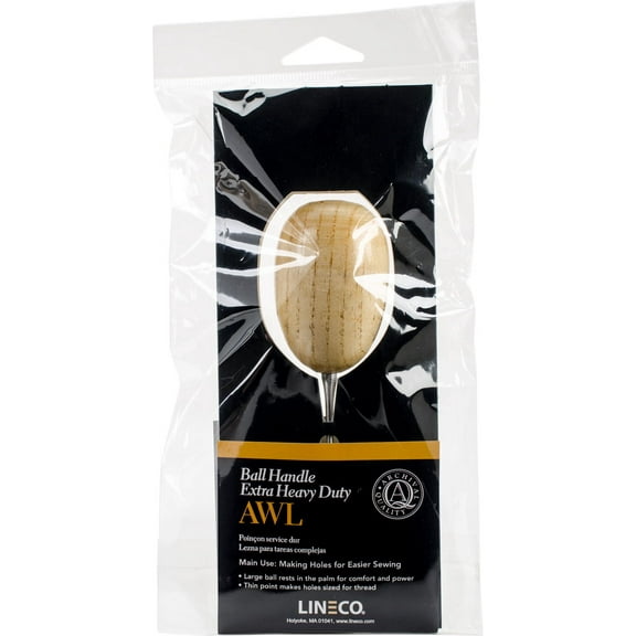 Awl Extra Heavy Duty-Extra Large Wooden Ball Handle