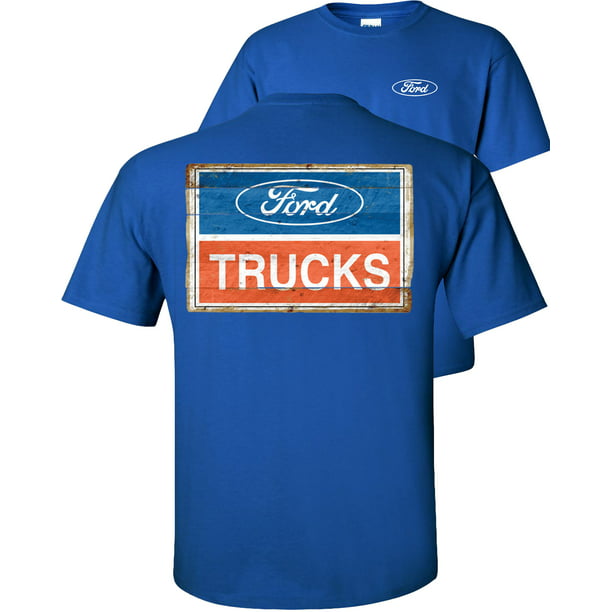 Fair Game Ford Trucks T-Shirt, Red White & Bllue Sign, ford graphic ...