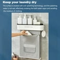 Lockways Waterproof Bathroom Shower Caddies, Self Adhesive Shelf
