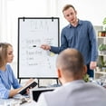 thumbnail image 5 of LIFERECORD 36"x24" Magnetic Portable Easel Dry Erase Board, Flipchart Easel Stand Tripod Whiteboard, Black, 5 of 12