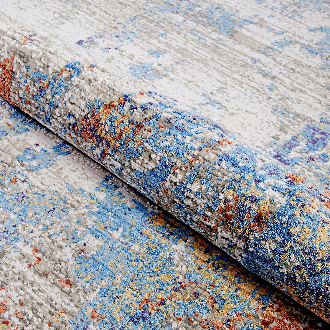 Couristan Vibrata Divergence Multi-Pastels Area Rug