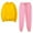 d Yellow, variant on LYXSSBYX 2PCS Outfits Men's And Women's Sports Tracksuits Long Sleeve Pullover Hoodies Sweatshirt And Sweatpants Fall Winter Suit