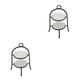thumbnail image 1 of Vogacara Estante para hornear a escala 1: 12, accesorios para muebles delicados, soporte para pastel de juguete, decoración de boda, decoración para Negro 2piezas Vogacara CBP216806, 1 of 6
