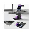 thumbnail image 2 of 1pc New 2023 Pop-up Multifunctional 3-in-1 Wireless Charger Phone Holder, Compatible With Iphone 14; Quick Desktop Charging Stand For Apple Watch, Ear, 2 of 4