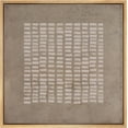 thumbnail image 3 of PixonSign Framed Canvas Wall Art Mid-Century Geometric Line Pattern Print Abstract Fine Art Decorative Artwork Boho Relax/Zen Nordic for Living Room, Bedroom, Office - 24"x24" Natural, 3 of 5