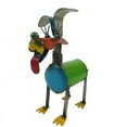 thumbnail image 2 of Rustic Arrow Fido Spring Neck Dog Metal Garden Statue, 2 of 3