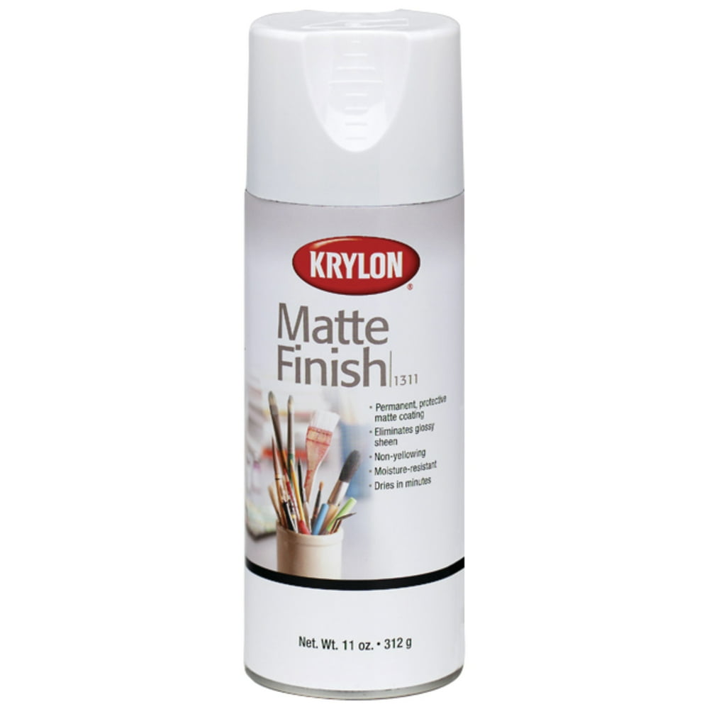 Krylon Crystal Clear, Matte Finish, 11 oz.