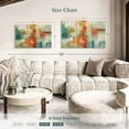 thumbnail image 4 of Elephant Stock Coral Reef Wall Art - Horizontal Multi Panel Canvas - Living Room Wall Decor - Abstract Multi Panel - Orange And Teal Decor By Silvia Vassileva - 45" x 28", 4 of 8