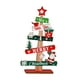 thumbnail image 3 of Adorno de escritorio de árbol de Navidad de madera, placa de letrero navideño artesanal de arte estético, Estilo A, 3 of 9