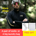 thumbnail image 2 of Ropa de ciclismo de invierno Lameda para hombre 2023, abrigo cálido para bicicleta, forro polar resistente al viento, manga larga, ropa de ciclismo de invierno para hombre, 2 of 5