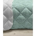 thumbnail image 3 of Insect Down Alternative Comforter, Silhouette Style Pattern with Butterfly Spider Fly and Ant, Microfiber Quilt for All Season, 5 Sizes, Ivory Dark Seafoam, by Ambesonne, 3 of 3