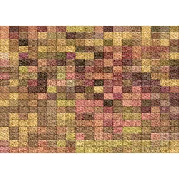 Ahgly Company Machine Washable Indoor Rectangle Transitional Red Area Rugs, 4' x 6'