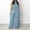 Blue, variant on Baqcunre Jumpsuits for Women Womens Overalls Casual Loose Sleeveless Wide Leg High Neck Tank Jumpsuit Jumpsuits for Women Dressy One Piece Jumpsuits for Women