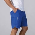 thumbnail image 6 of EOYWHK Mens Basketball Shorts Quick Dry with Pockets Elastic Waist Mens Active Shorts Soft Lightweight Breathable for Workout Training Sky Blue, Size XXXXL, 6 of 8
