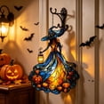 thumbnail image 5 of chaungfeng Scary Witch Acrylic Suncatcher, Stained Glass Window Car Hanging Christmas Ornament for Indoor Outdoor Decor, Garden Sun Catcher Panel for Halloween Lover for Women Mom Grandma, 5 of 9