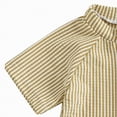 thumbnail image 6 of NIEWTR Baby/Toddler Boy Rash Guard Swimsuit Short Sleeve One Piece Zipper Swimwear Sunsuit Infant Bathing Suit Beachwear(Yellow,3-6 Months), 6 of 7