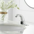 thumbnail image 5 of BWE Automatic Sensor Touchless Bathroom Sink Faucet Chrome with Single Hole Cover Plate Vanity Hands Free Commercial Lavatory Water Tap with Control Box and Temperature Mixer, 5 of 27