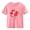 Pink, variant on 5 T Girls Short T-Shirts Sleeve Toddler Graphic Shirts Tops Pullover Red Size 5 Years