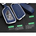 thumbnail image 5 of Key Fob Cover Compatible with Chevrolet Corvette C8 2020-2026 6 Button Metal Key Shell Keychain Case Holder Protector,Gunmetal-Green, 5 of 7