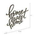 thumbnail image 3 of Metal Cut-out- Home Sweet Home Decorative Wall Sign-3D Word Art Accent Decor-Perfect for Modern Rustic or Vintage Farmhouse Style by Lavish Home, 3 of 8